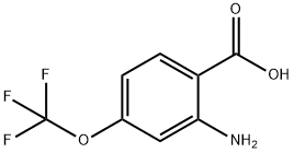 2-氨基-4-(三氟甲氧基)苯甲酸, 1259323-62-0, 结构式