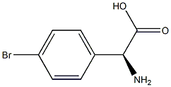 R-4-溴苯甘氨酸,1260220-71-0,结构式