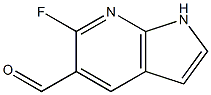 6-Fluoro-7-azaindole-5-carboxaldehyde Struktur