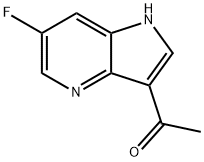 3-Acetyl-6-fluoro-4-azaindole Struktur