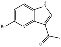3-Acetyl-5-broMo-4-azaindole 结构式