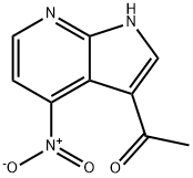3-Acetyl-4-nitro-7-azaindole Struktur