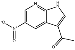 3-Acetyl-5-nitro-7-azaindole Struktur