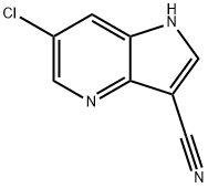 6-Chloro-3-cyano-4-azaindole Struktur