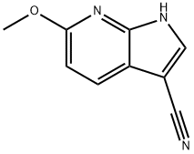 3-Cyano-6-Methoxy-7-azaindole Structure