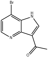 3-Acetyl-7-broMo-4-azaindole Structure