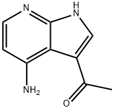 3-Acetyl-4-aMino-7-azaindole Structure