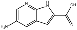5-AMino-7-azaindole-2-carboxylic acid Structure