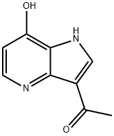 3-Acetyl-7-hydroxy-4-azaindole 结构式