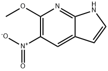 6-Methoxy-5-nitro-7-azaindole Struktur