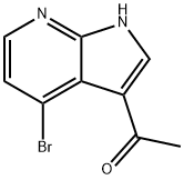 3-Acetyl-4-broMo-7-azaindole 结构式