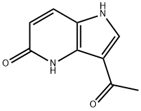 3-Acetyl-5-hydroxy-4-azaindole Struktur