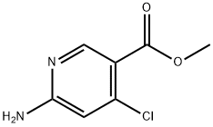 Methyl 6-aMino-4-chloronicotinate Structure