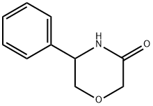 5-苯基吗啉-3-酮 结构式