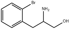B-氨基-2-溴-苯丙醇, 1260786-87-5, 结构式