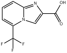5-(Trifluoromethyl)imidazo[1,2-a]pyridine-2-carboxylic acid Struktur