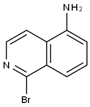 1-溴异喹啉-5-胺, 1260799-34-5, 结构式