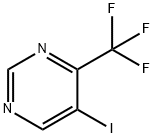 5-Iodo-4-(trifluoromethyl)pyrimidine Structure