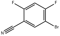 5-溴-2,4-二氟苯腈,1260879-25-1,结构式