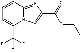 5-(三氟甲基)咪唑并[1,2-A]吡啶-2-羧酸乙酯, 1260885-46-8, 结构式