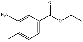3-氨基-4-碘苯甲酸乙酯 结构式
