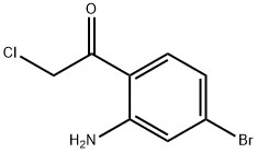 1-(2-氨基-4-溴苯基)-2-氯乙烷酮, 1261640-05-4, 结构式