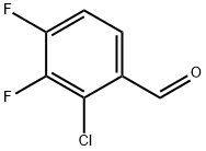 2-Chloro-3,4-difluorobenzaldehyde Structure