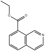 8-异喹啉甲酸乙酯 结构式