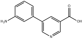 5-(3-AMinophenyl)nicotinic acid Struktur