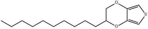 2-正癸基-2,3-二氢噻吩并[3,4-B][1,4]二恶英, 126213-55-6, 结构式