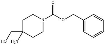 1-Piperidinecarboxylic acid, 4-aMino-4-(hydroxyMethyl)-, phenylMethyl ester Structure