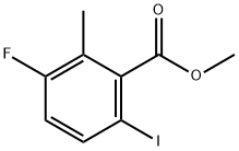 Methyl 3-fluoro-6-iodo-2-Methylbenzoate Struktur
