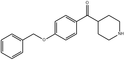 (4-(Benzyloxy)phenyl)(piperidin-4-yl)Methanone Struktur