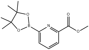 6-(METHOXYCARBONYL)PYRIDINE-2-BORONIC ACID PINACOL ESTER 结构式