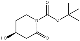 (S)-tert-Butyl 4-hydroxy-2-oxopiperidine-1-carboxylate 结构式