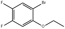 1-BroMo-2-ethoxy-4,5-difluorobenzene Struktur