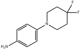 4-(4,4-二氟-1-哌啶基)苯胺, 1266330-18-0, 结构式