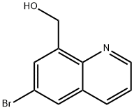 (6-溴喹啉-8-基)甲醇 结构式