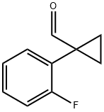 1-(2-fluorophenyl)cyclopropanecarbaldehyde Struktur
