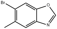 6-溴-5-甲基-1,3-苯并恶唑 结构式