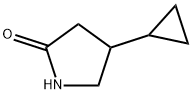 2-Pyrrolidinone,4-cyclopropyl-(9CI) Struktur