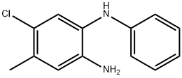 5-氯-4-甲基-N1-苯基苯-1,2-二胺 结构式