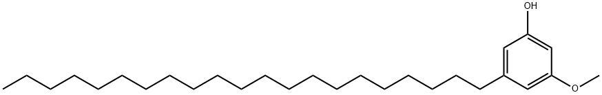 3-メトキシ-5-heneicosylphenol 化学構造式