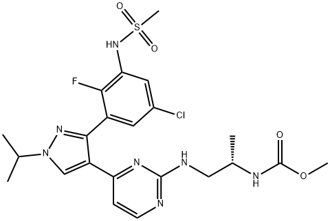 Encorafenib (LGX818) Structure