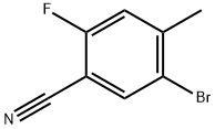 2-氟-4-甲基-5-溴苯腈,1269493-45-9,结构式