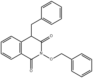 4-Benzyl-2-(benzyloxy)isoquinoline-1,3(2H,4H)-dione Struktur