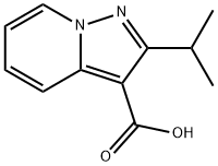 2-异丙基吡唑并[1,5-A]吡啶-3-羧酸, 126959-38-4, 结构式