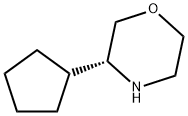 (R)-3-CyclopentylMorpholine Struktur