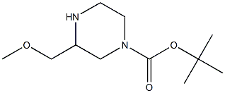 1-Boc-3-(MethoxyMethyl)piperazine Struktur