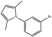 1-(3-BroMophenyl)-2,5-diMethylpyrrole, 127257-87-8, 结构式